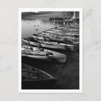 Carte Postale Bateaux d'aviron en bois - Derwentwater, Lake Dist
