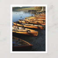 Bateaux d'aviron en bois - Derwentwater, Lake Dist