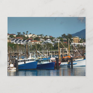 Carte Postale Bateaux de pêche à Coffs Harbour Marina, Australie