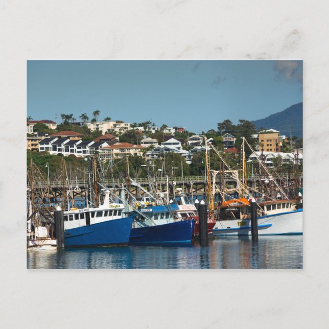Carte Postale Bateaux de pêche à Coffs Harbour Marina, Australie (Devant)