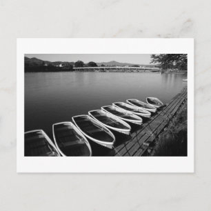 Carte Postale Bateaux de rangée à Arashiyama dans Kyoto Postcard