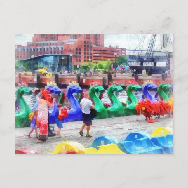 Carte Postale Bateaux Dragon Baltimore MD (Devant)