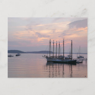 Carte Postale Bateaux du port de Bar à Sunrise II