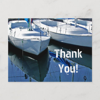 Carte Postale Bateaux en Merci du port de Yacht