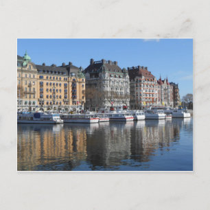 Carte Postale Bateaux et bâtiments de Stockholm