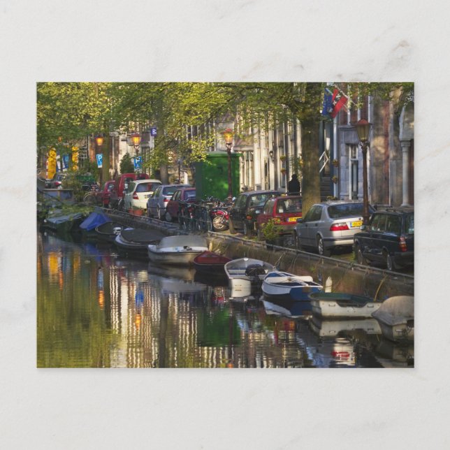 Carte Postale Bateaux et bâtiments le long de la ceinture du can (Devant)