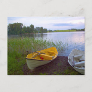 Carte Postale Bateaux et le lac