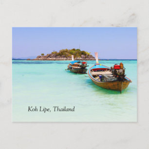 Carte Postale Bateaux, Koh Lipe, Thaïlande
