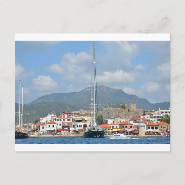 Carte Postale Bateaux Touristiques En Turquie (Devant)