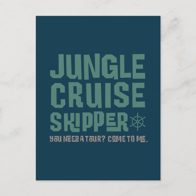 Carte Postale Batelier de la Croisière Jungle (Devant)