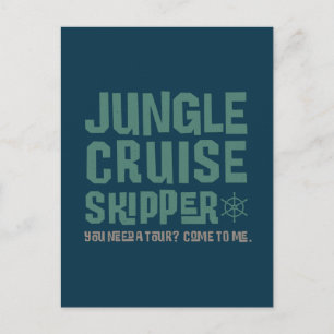 Carte Postale Batelier de la Croisière Jungle