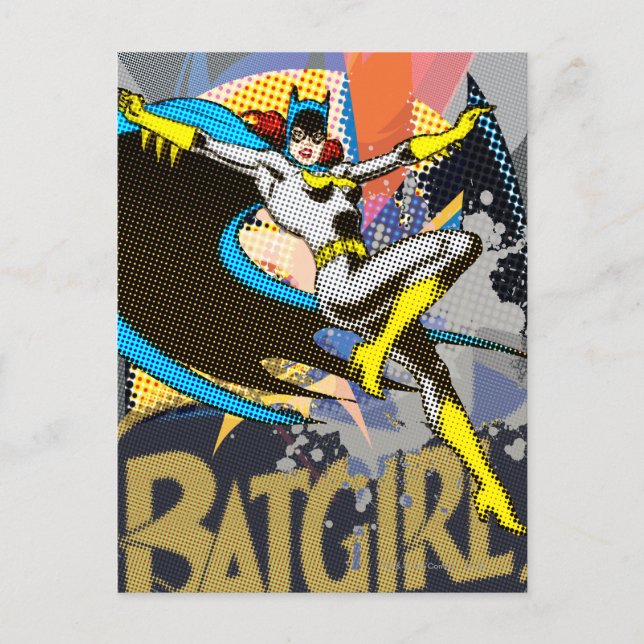 Carte Postale Batgirl Mid-Air (Devant)