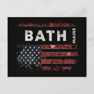 Carte Postale Bath Maine