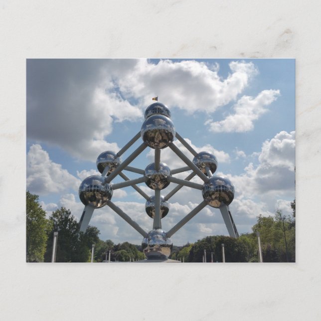 Carte Postale Bâtiment Atomium, Bruxelles, Belgique (Devant)