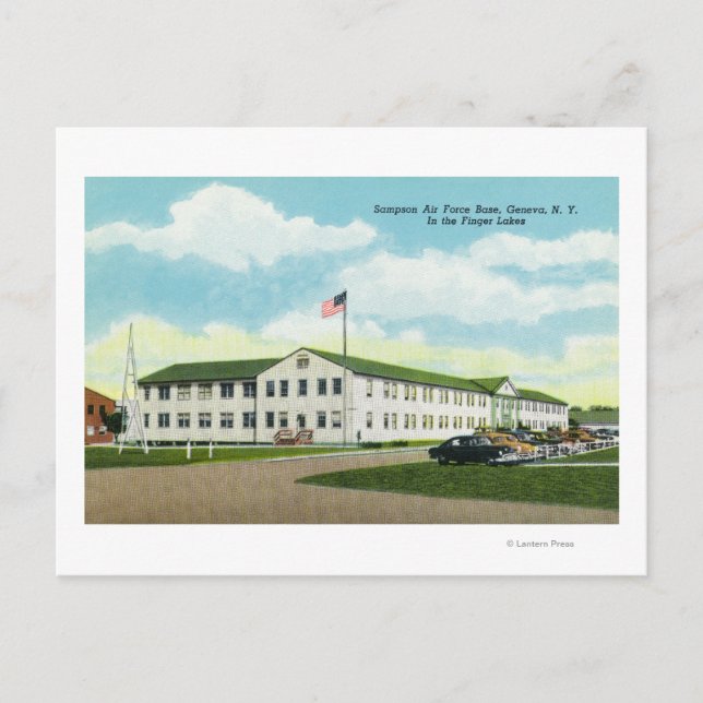 Carte Postale Bâtiment de la base aérienne de Sampson (Devant)