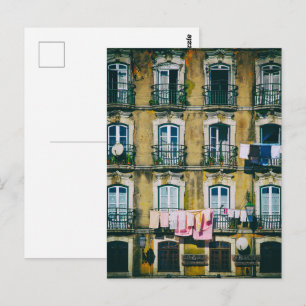 Carte Postale bâtiment du 18e siècle en ruine dans le quartier d