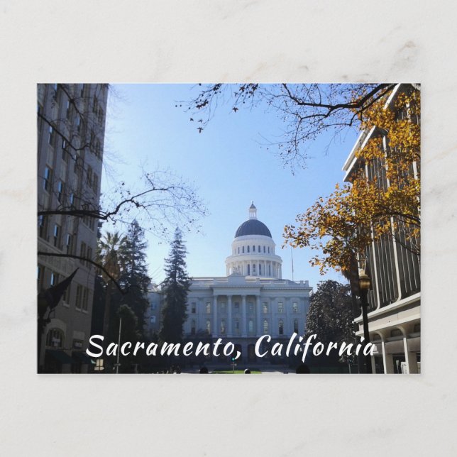 Carte Postale Bâtiment du Capitole de l'État de Californie (Devant)