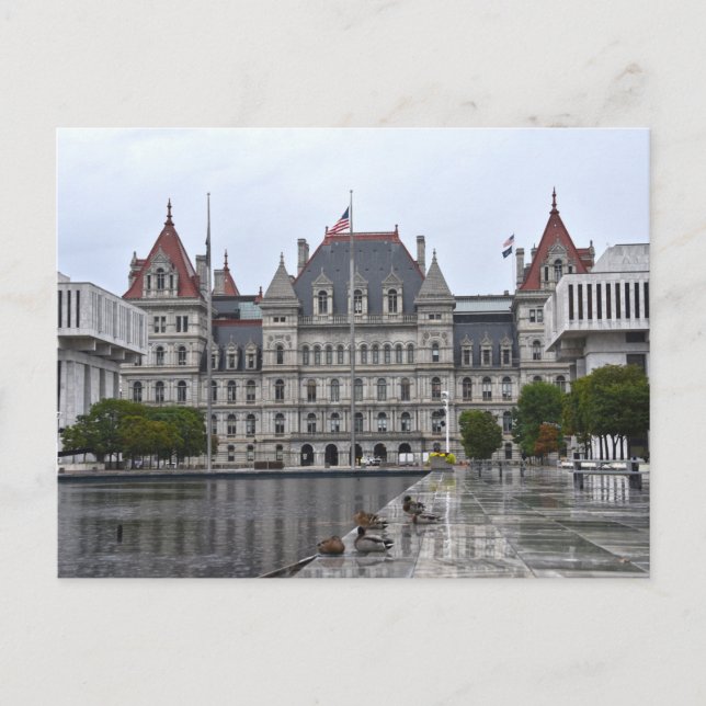 Carte Postale Bâtiment du Capitole de l'État de New York (Devant)