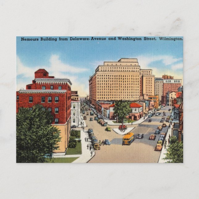 Carte Postale Bâtiment Nemours Du Delaware, Wilmington (Devant)