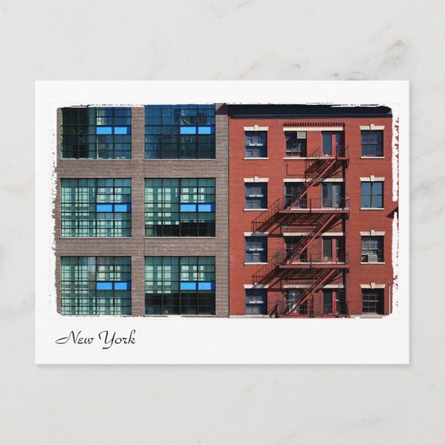 Carte Postale Bâtiments de New York. (Devant)