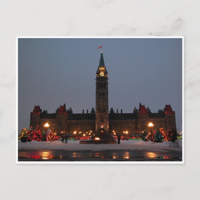 Carte Postale Bâtiments du Parlement, Ottawa (Devant)