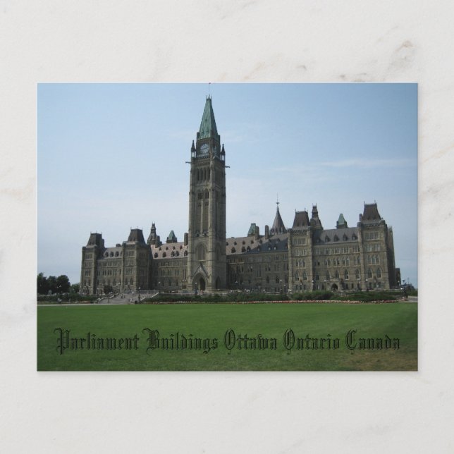 Carte Postale Bâtiments du Parlement Ottawa Ontario Canada (Devant)