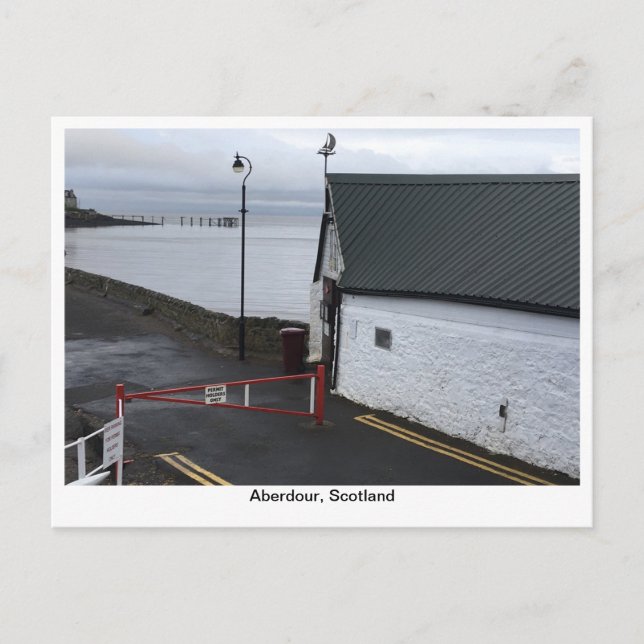 Carte Postale Bâtiments du port d'Aberdour (Devant)