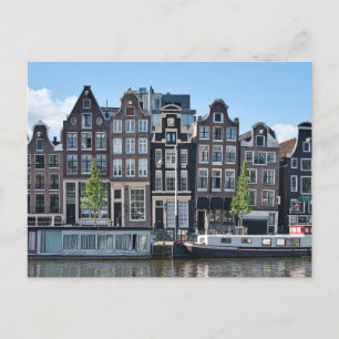 Carte Postale Bâtiments historiques d'Amsterdam, Pays-Bas