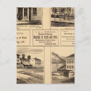 Carte Postale Bâtiments, Oil City, Franklin, Tarr Farm