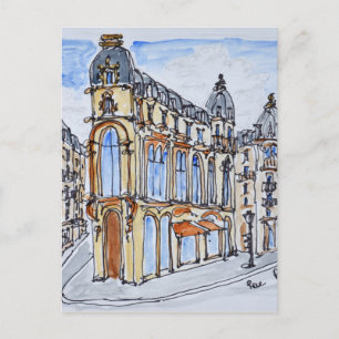 Carte Postale Bâtiments sur la rue Réaumur, Paris, France