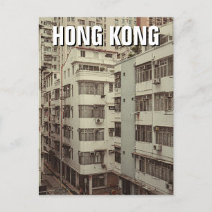 Carte Postale Bâtiments vintages Des Appartements À Hong Kong