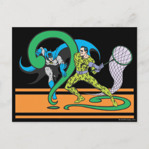 Carte Postale Batman combat Riddler