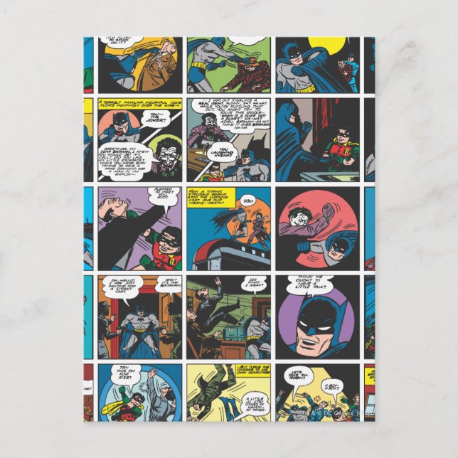 Carte Postale Batman Comic Panel 5x5 (Devant)