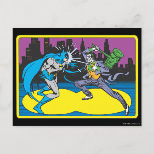Carte Postale Batman Fights Joker