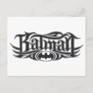 Carte Postale Batman   Logo stylisé