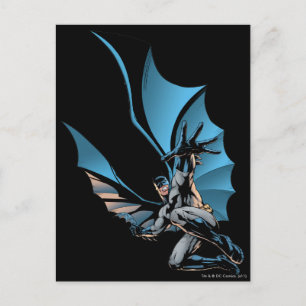 Carte Postale Batman main au premier plan