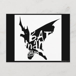 Carte Postale Batman manuscrit