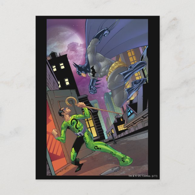 Carte Postale Batman - Riddler (Devant)