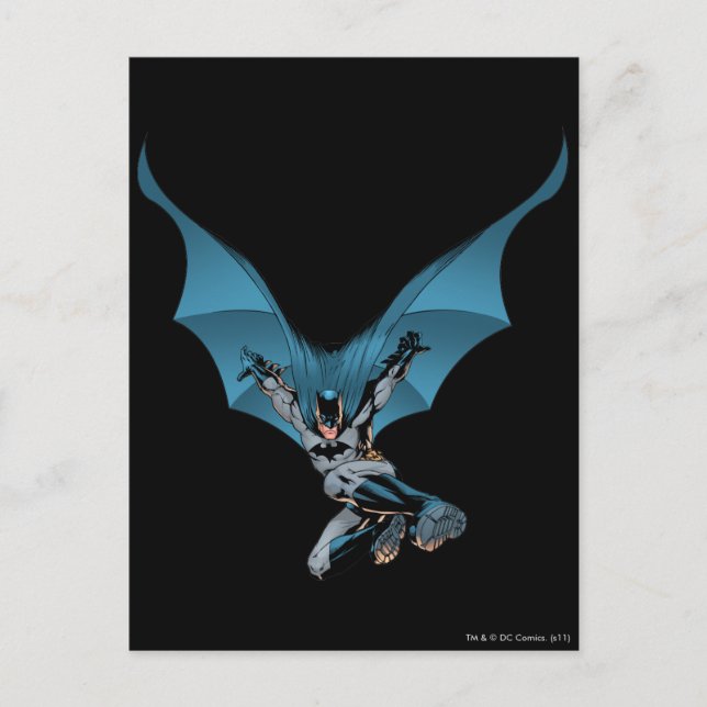 Carte Postale Batman saute (Devant)
