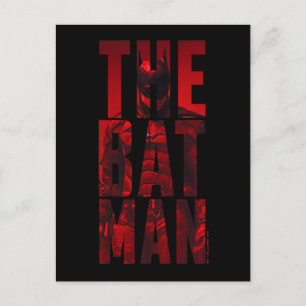 Carte Postale Batman Typography Cutout