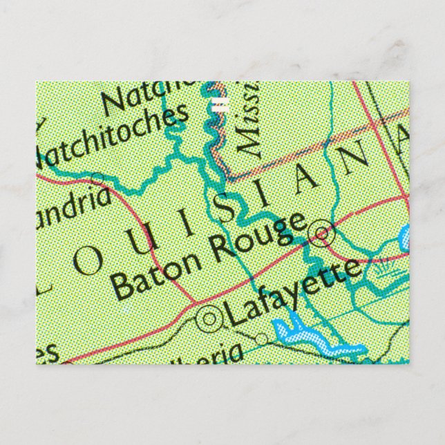 Carte postale Baton Rouge à la Nouvelle-Orléans LA (Devant)