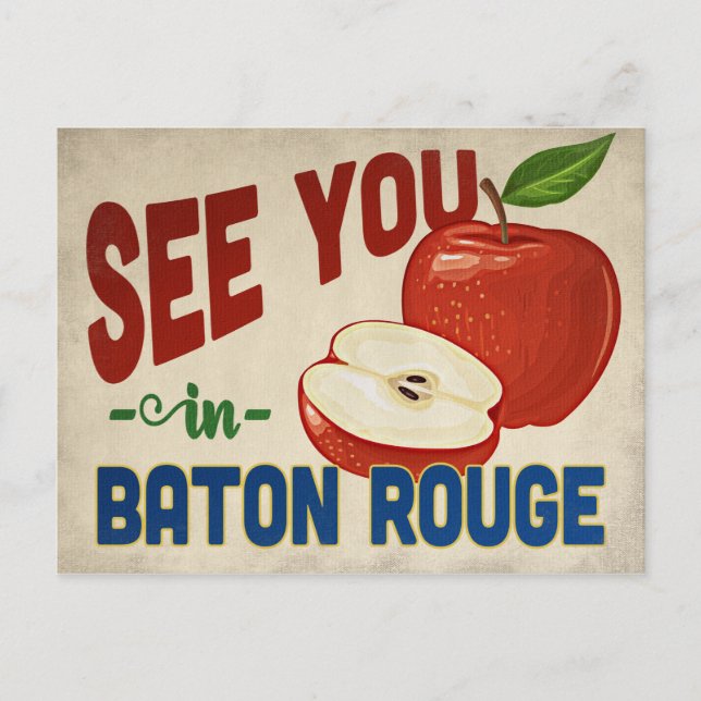 Carte Postale Baton Rouge Louisiana Apple - Vintage voyage (Devant)