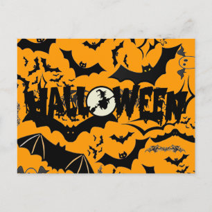 Carte Postale Bats d'Halloween