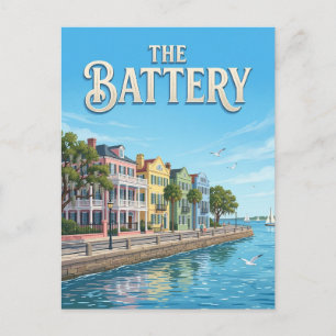 Carte Postale Batterie de Charleston