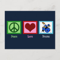 Batterie Peace Love Cool Drum Set Band