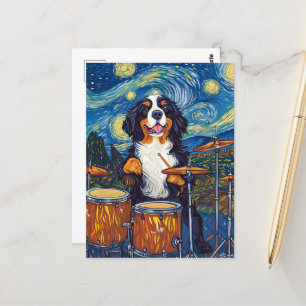 Carte Postale Batteur bernois de chiens de montagne