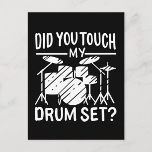 Carte Postale Batteur - Mon Kit de Batterie