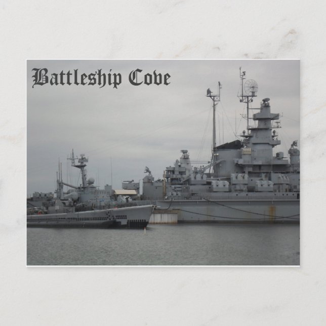 Carte postale Battleship Cove (Devant)