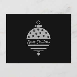 Carte Postale Bauble de Noël Joyeux Noël