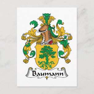 Carte Postale Baumann Family Crest